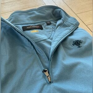 Greg Norman Golf Pullover - Light Blue - Medium